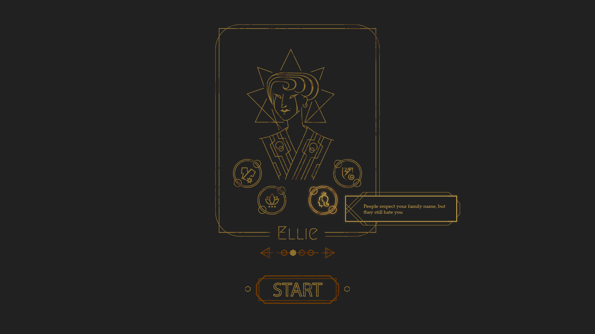 Hover over perk to read info.