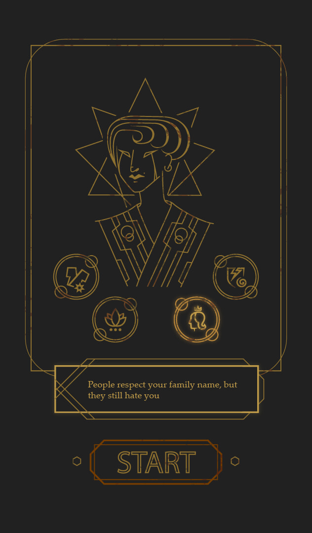 Phone mock-up hover over perk to read info.