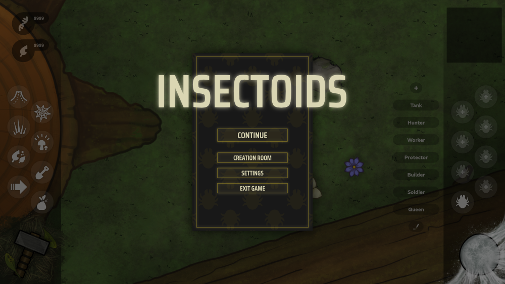 Pause menu (game title is a placeholder).